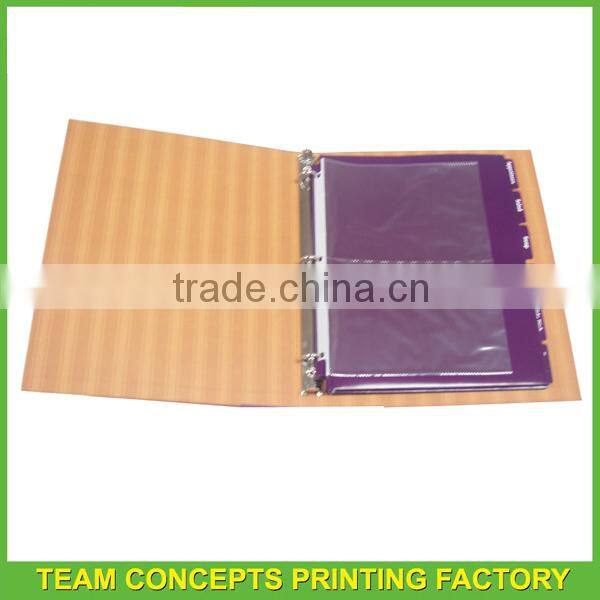 Spring clip file folder paper