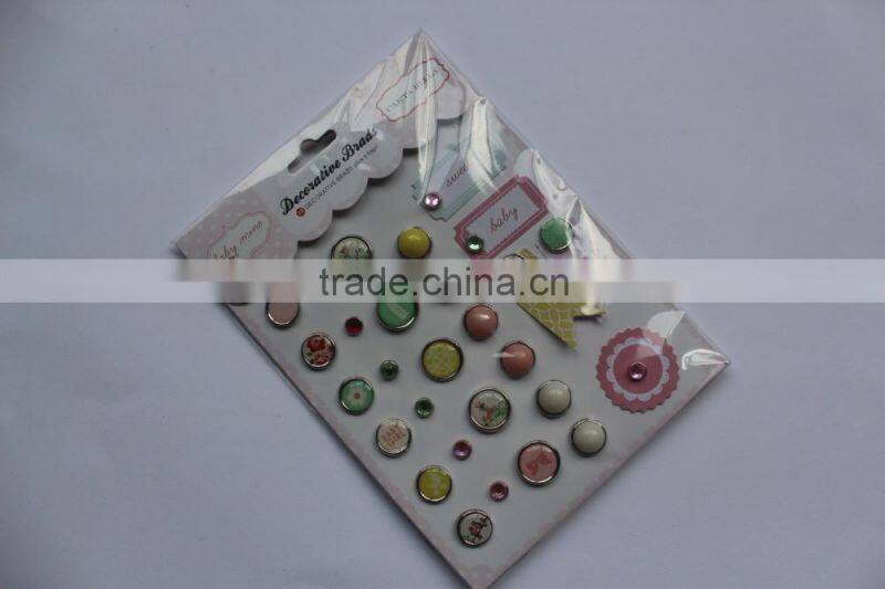 metal scrapbooking brads for decoration,crafts