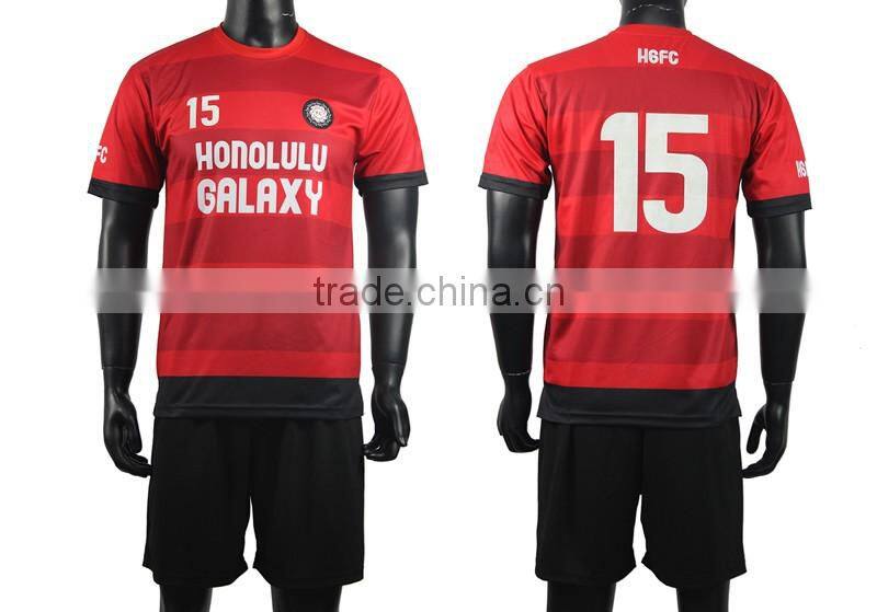 China wholesale market sublimated soccer jersey shirt