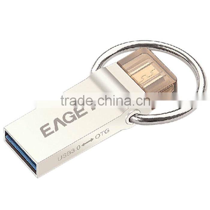 64GB Ultra Mini USB Flash Drive USB 3.0 OTG Smartphone USB Pen Drive Thumb Drive Light Golden