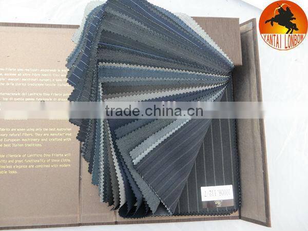 alternate stripe Italian designed Top quality made to measure suiting fabric