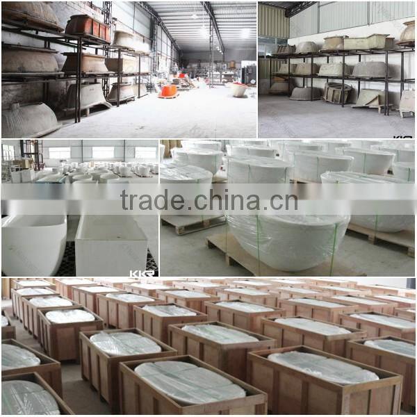 Wholesale Modern Stone Square Freestanding Bathtub