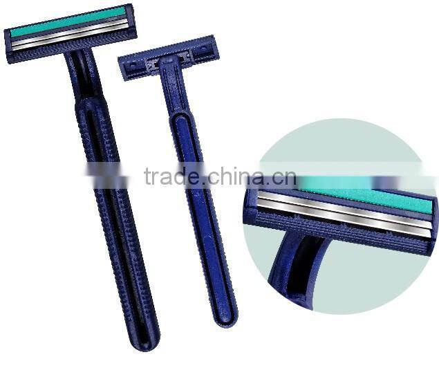 Twin blades shaving razor