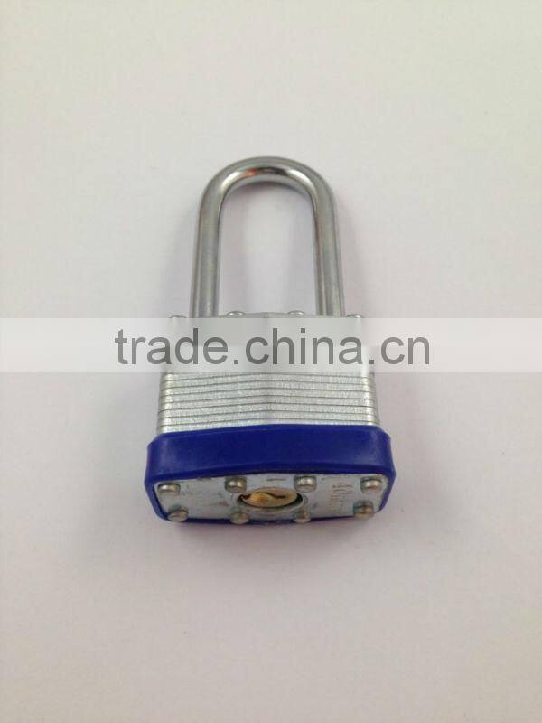 27mm steel laminated padlock laminated steel short shackle padlock