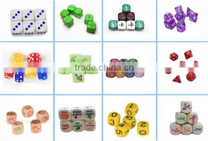 Good Quality Wooden Logo Screen Printing Dice