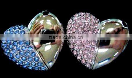 OEM heart jewelry usb flash memory