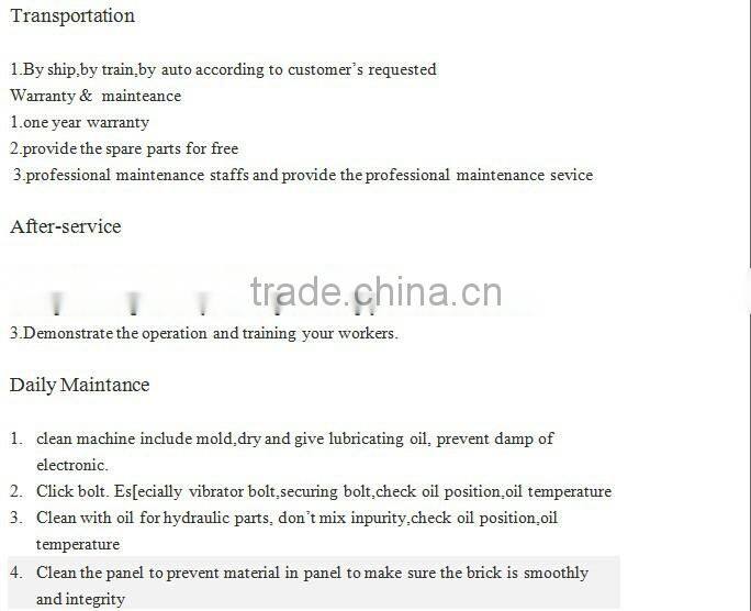 QT8-15 HOT SELL XIEXING pavement brick making machine with top quality