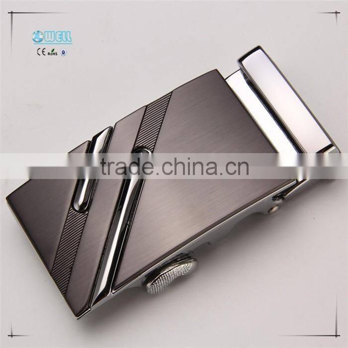 Hot sell wholesale genuine leather slider buckle belts