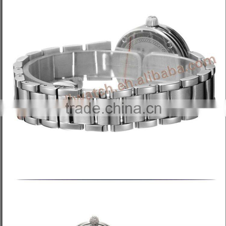 Luxury Ladies Stone Watches with Sapphire Glass and Solid Stainless Steel Band