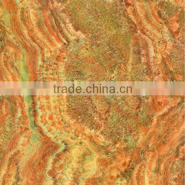 Red jade marble floor tiles
