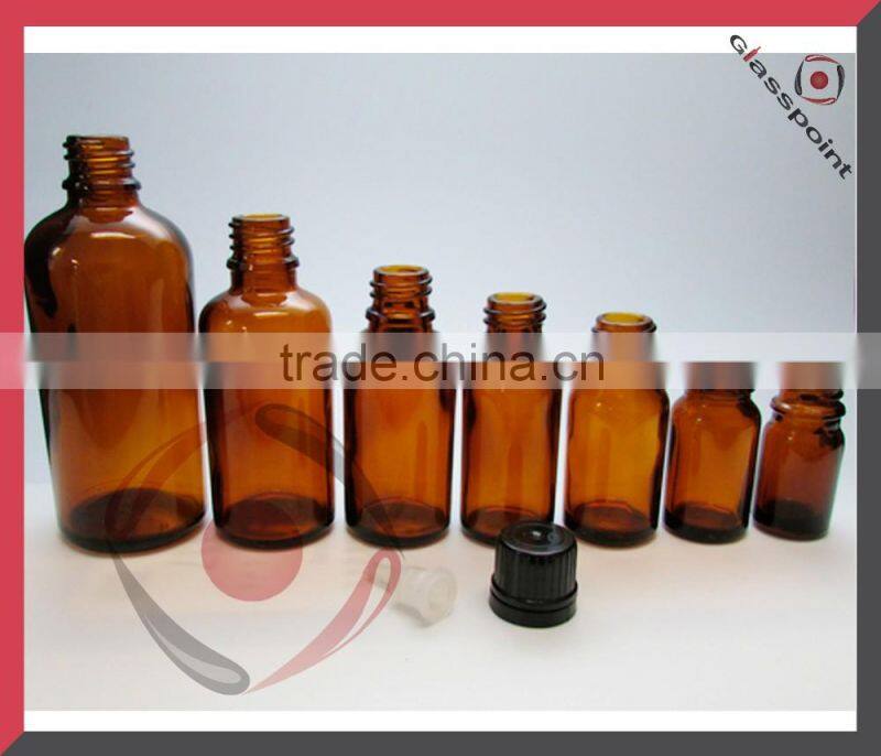 30ml Amber Essential Oil Bottles with Orifice Reducers