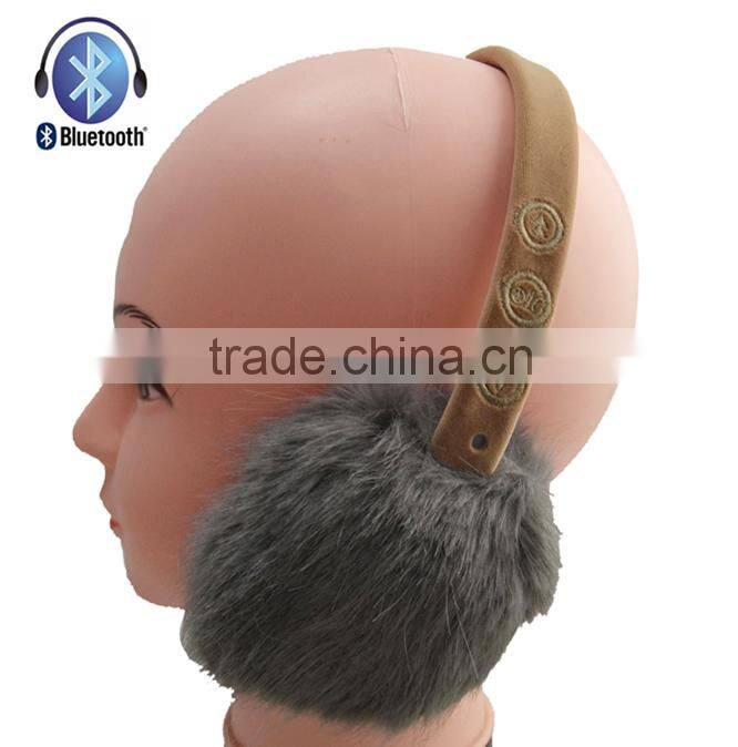 Own design headband bluetooth earmuff with mic and headphone