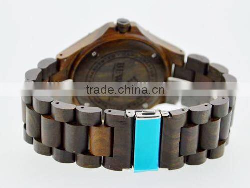 trendy cheap factory direct attractive multicolor waterproof wooden watch(WJ-3920)