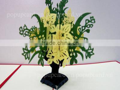 3D pop up Thank you Pigeon card