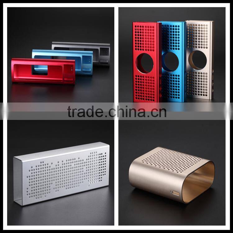 anodized Bluetooth speaker shell cnc machine parts with anodizing manufactorer