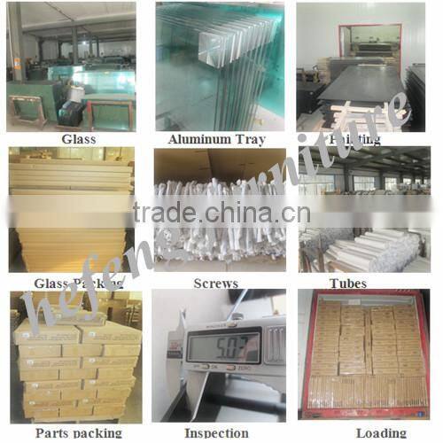 1+4 wooden&glass material dining table set