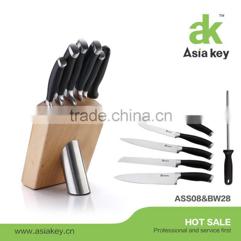 New coming handle 7 pcs stainless steel cutlery set knife set