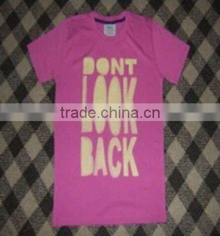 High Quality Cotton Printed Men's White T-Shirt