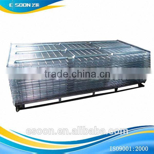 Metal sheet canister rack shelf used decking