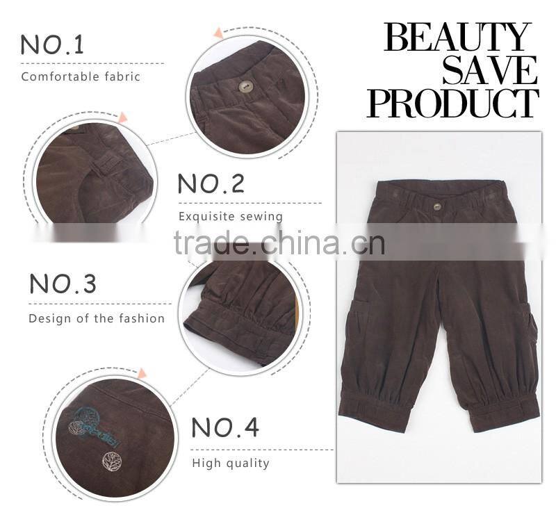 comfortable fabric cotton balloon pants for kids