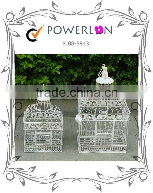 Newest wholesale decorative round bird cages for garden