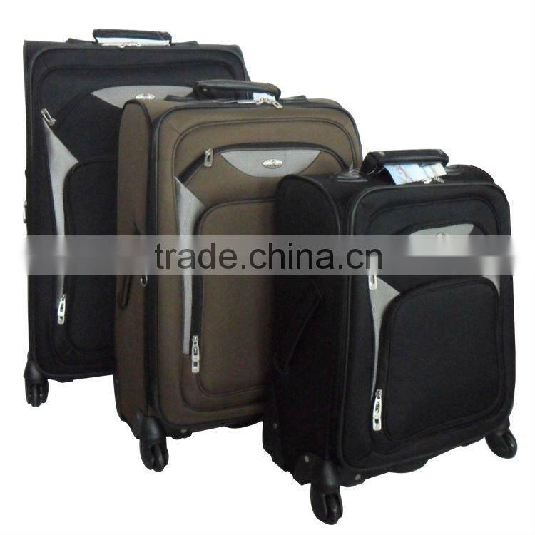 20"Classic Design Soft luggage sets Polyester Oxford Cloth trolley case EVA trolley sets