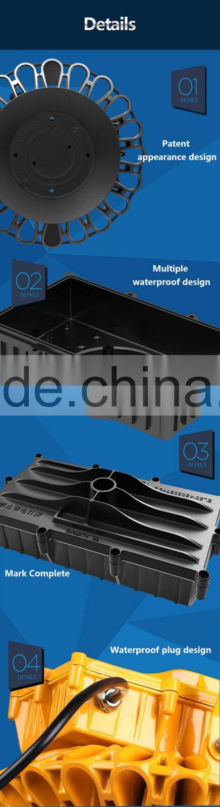 20W 40W 60W IP65 Outdoor Mine Airport Warehouse High Bay Gas Station Explosion Proof Light