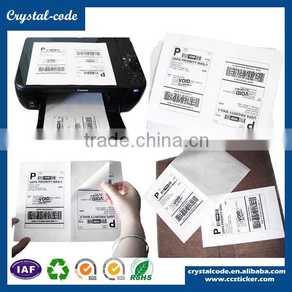 Copier paper die cut blank 8.5*11 inch shipping label