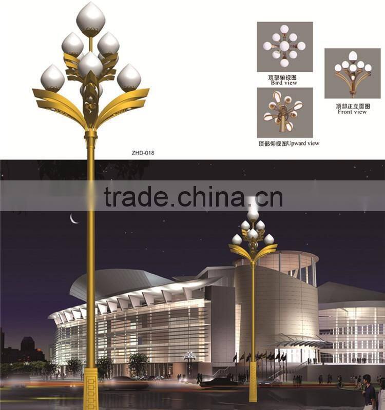 LED Street light Factory Combination lamp Delicate antique outdoor Magnolia lighting