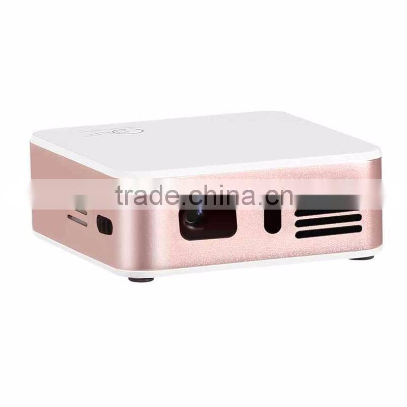 Mini Projector E05 Bluetooth Wifi Home Theater Pico Portable Pocket LED USB DLP Projector Android 4.4 Built in battery 3000mA