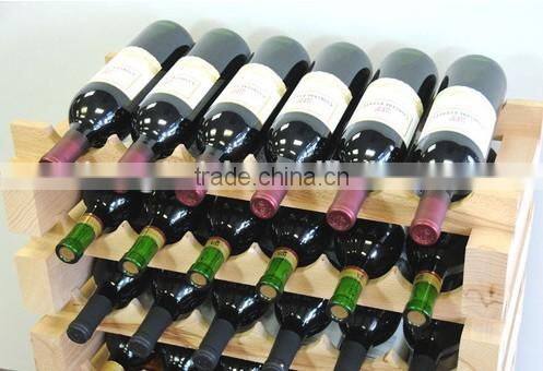 fashion wooden wine display rack