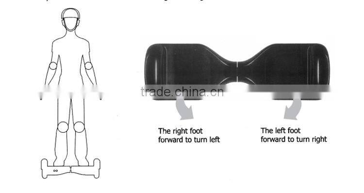 High quality Shenzhen 6.5 inch smart gyro standing electric 2 wheel oxboard