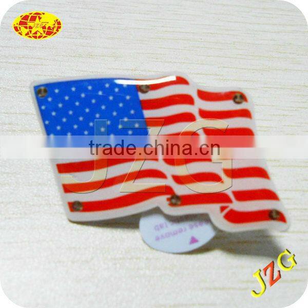 Independence Day Glowing LED flag American badge