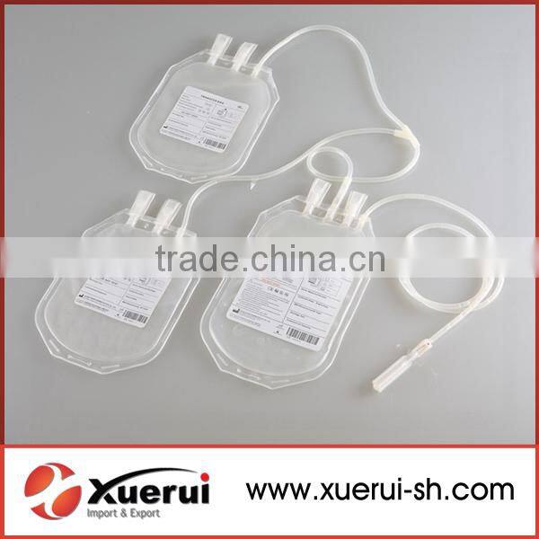 disposable empty blood transfusion bag