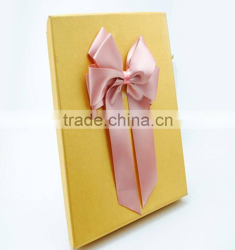 wholesale satin ribbon bow for decorative gift box