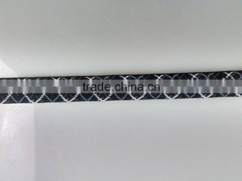 Custom design colorful pattern cotton belt webbing for shoes