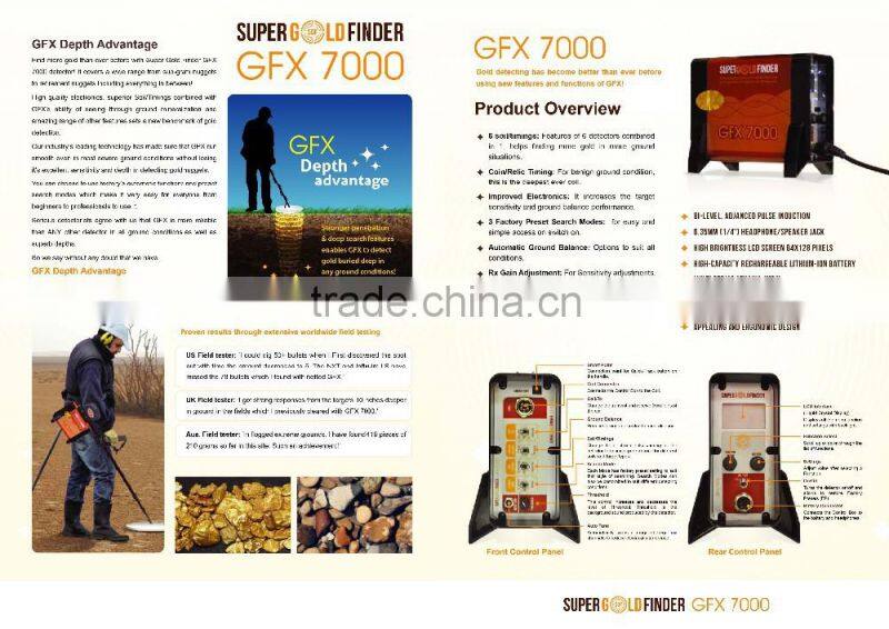 Hot sales gold scanner metal detector, detector de diamante , underground pulse induction gold finder metal detector