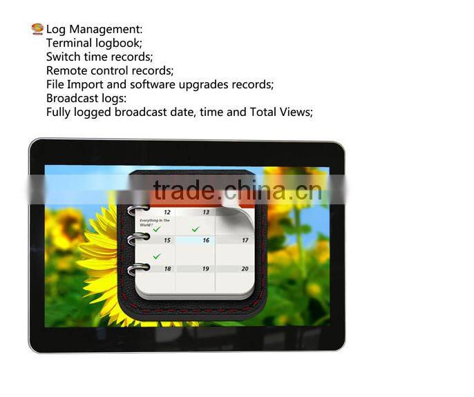 HD 15.6 inch HD wall mounted 15 inch android tablet pc