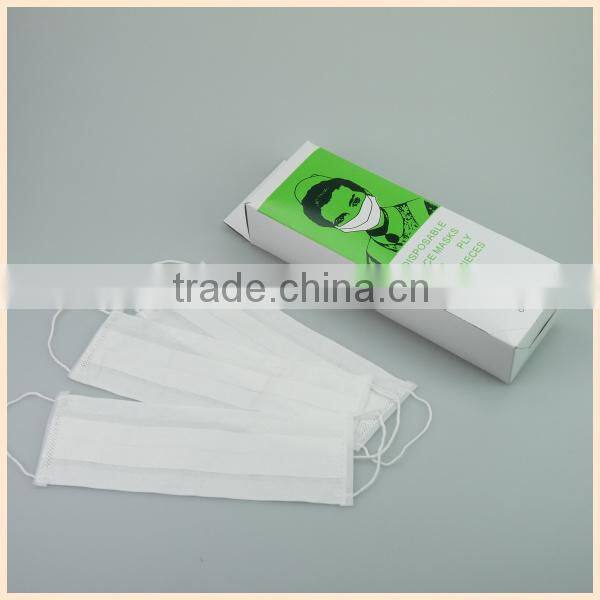 medical paper face mask 2ply