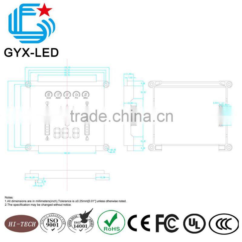 Colorful Display silver front end water purifier custom FND