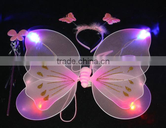 2015 fairy wing / angel wing / butterfly wing set/led light toy