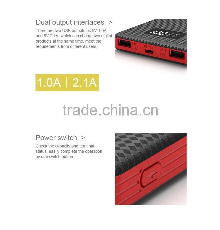 10000mAh slim mobile power bank/travel charger Pineng PN-963
