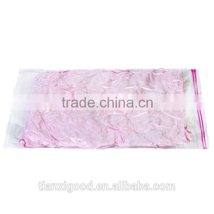 roll-up save space vacuum packing bag,cloth vacuum plastic bag