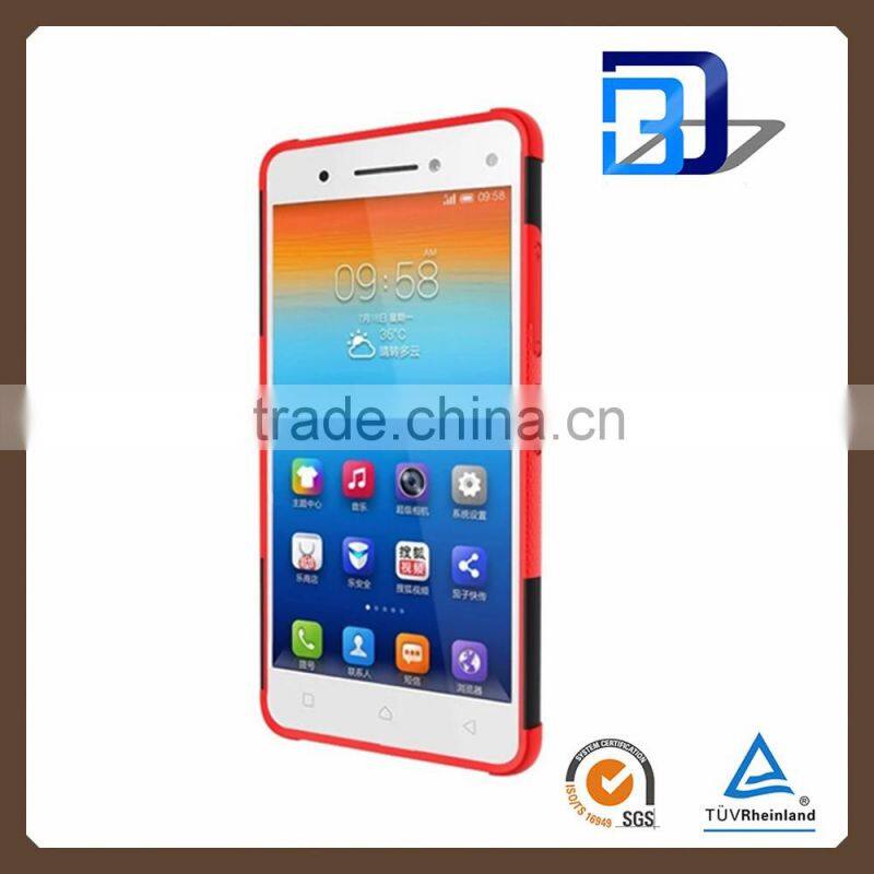 mobile phone accessories 2 in 1 Dual Slim Armor TPU&PC kickstand case for Lenovo Vibe S1 cheap price