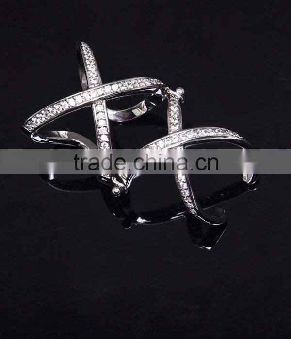 Fashion New Model Silver Ring Wedding Ladies Gold Finger Ring