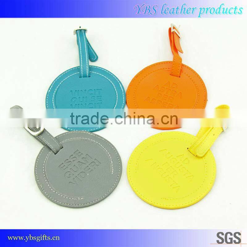 Colorful PU Luggaget Tag for Baggage