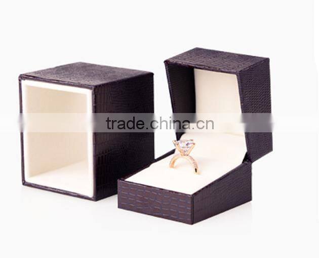 Luxury PU leather purple leather gift boxes/jewelery box