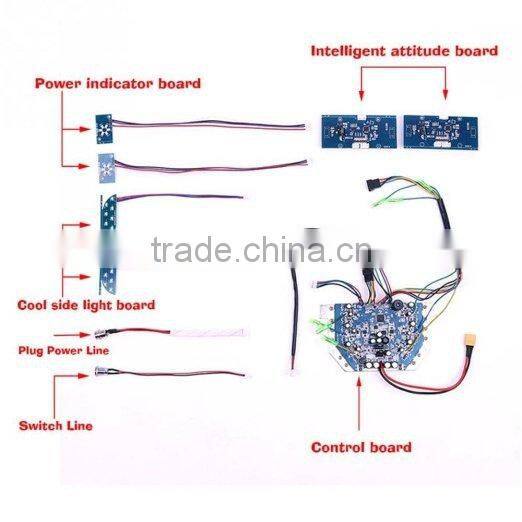 Electric scooter spare parts Motherboard for self balancing electric scooter