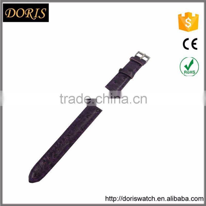 Fashion fake leather watch strap, 20mm leather strap band, leather strap