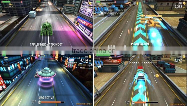 Amusement park kids rids simulator transformer car racing game machine